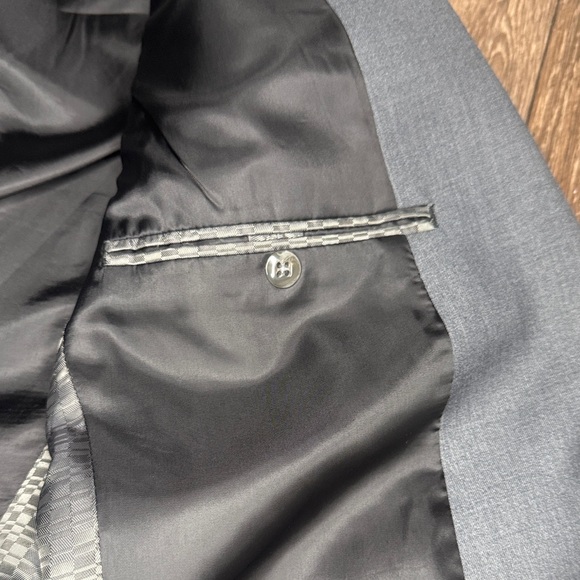 Kenneth Cole Reaction Charcoal Blazer Men’s Size 40R - Picture 3 of 11